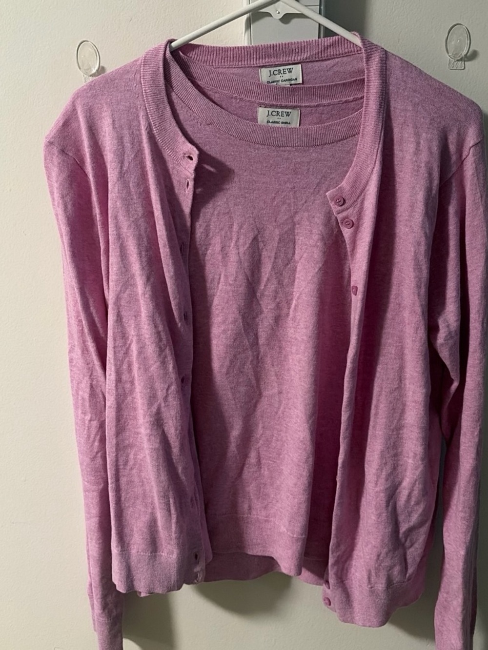 J. Crew Pink Women's Crewneck Sweater and Top Set
